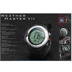 WEATHER MASTER VII SPORTS Hiking Watch Altimeter Barometer Compass SWISS…